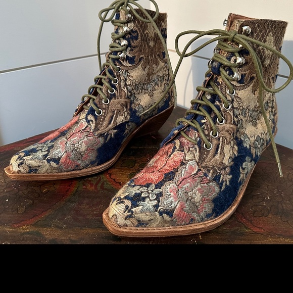 Jeffrey Campbell Tapestry Boots - Picture 1 of 13